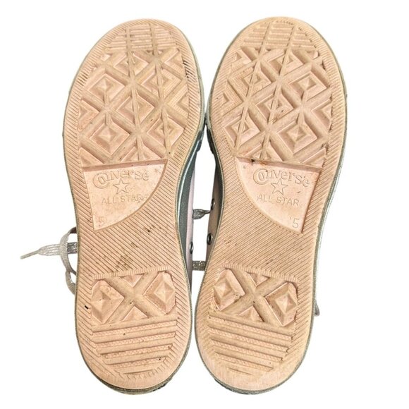 Converse Miley Cyrus Chuck Taylor All-Star Pink Glitter Platform Sneakers Size 7 - Picture 9 of 9